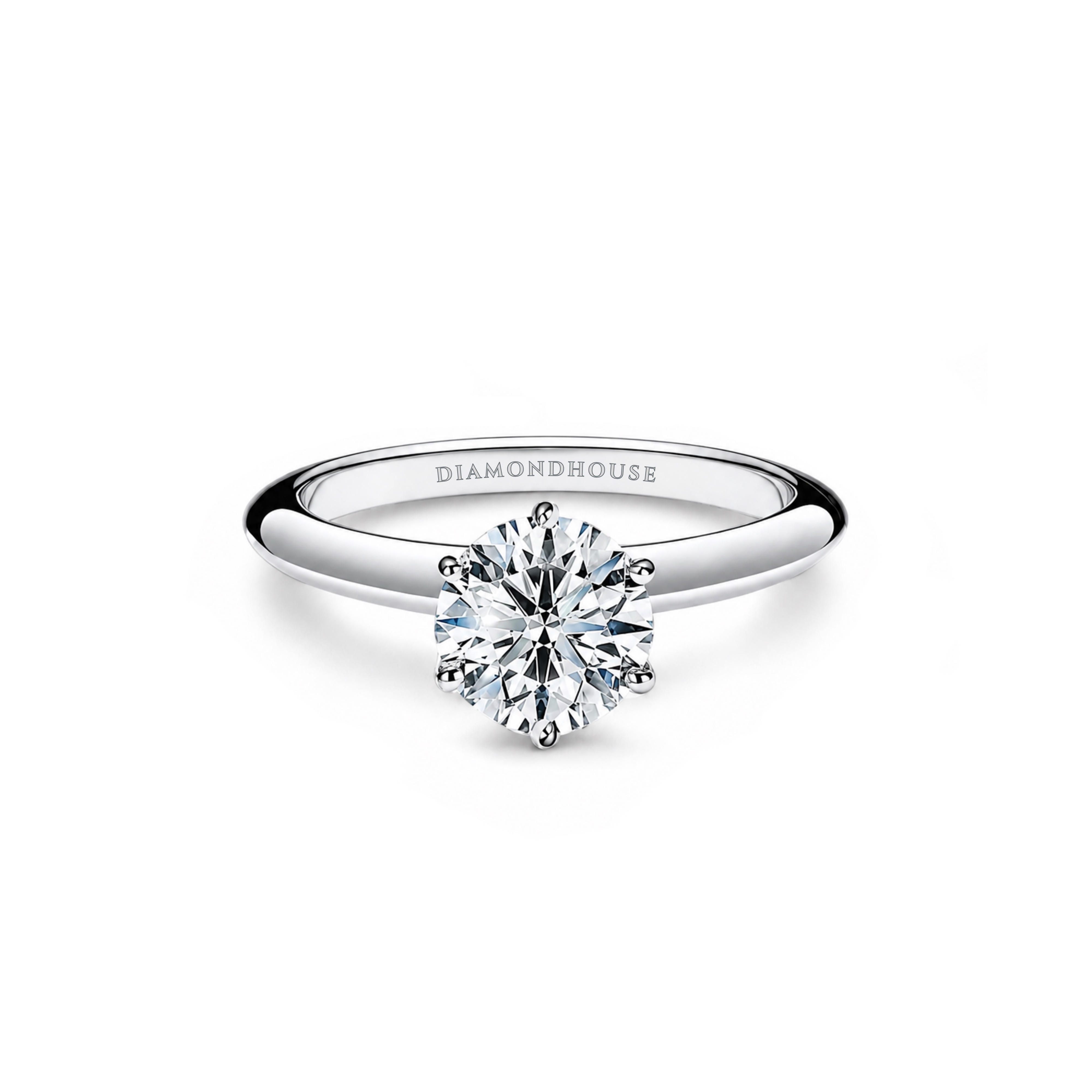 Anello solitario Classic stile Tiffany